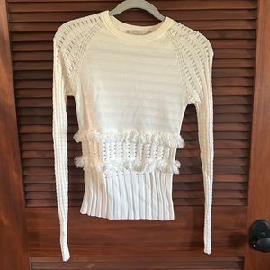 Jason Wu white sweater